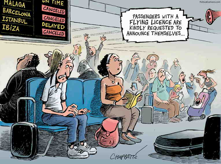 Political/Editorial Cartoon by Patrick Chappatte, International Herald Tribune on In Other News