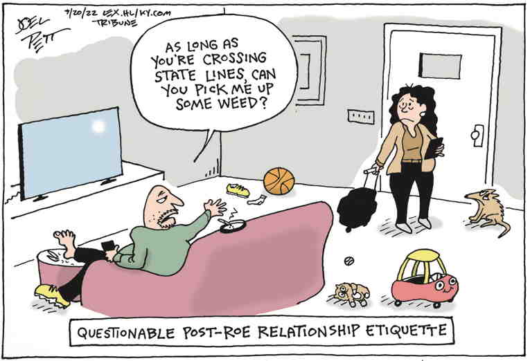 Political/Editorial Cartoon by Joel Pett, Lexington Herald-Leader, CWS/CartoonArts Intl. on In Other News