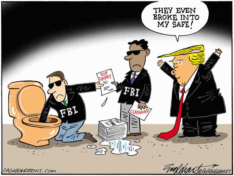 Political/editorial cartoon