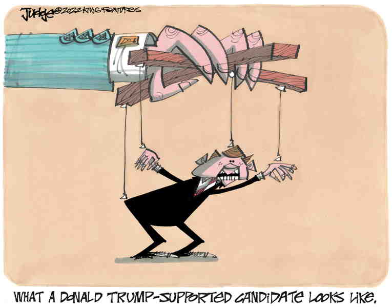Political/Editorial Cartoon by Lee Judge, King Features on Trump Candidates Win