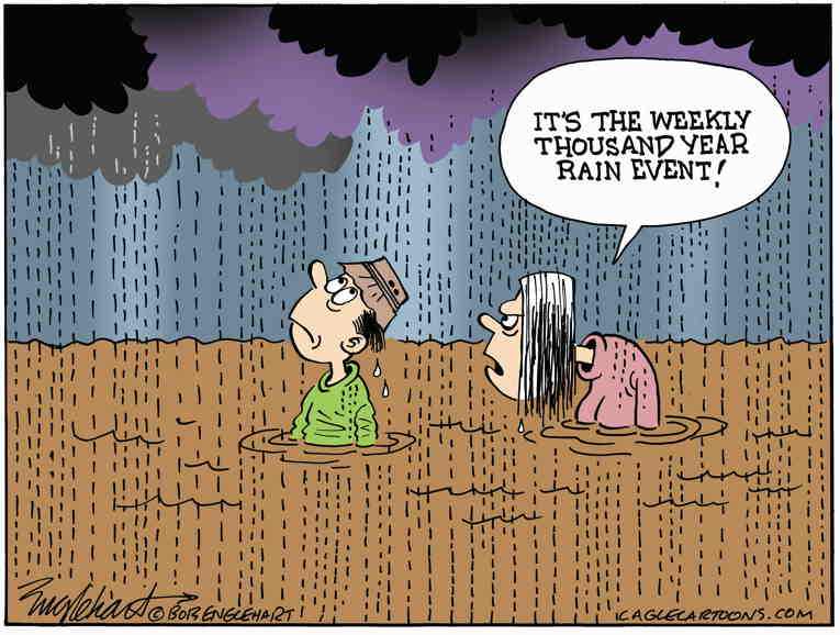 Political/Editorial Cartoon by Bob Englehart, Hartford Courant on The End Is Near