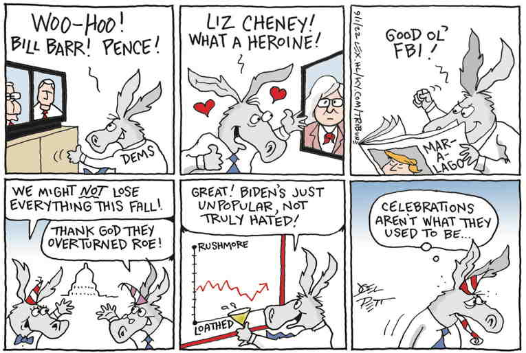 Political/Editorial Cartoon by Joel Pett, Lexington Herald-Leader, CWS/CartoonArts Intl. on In Other News