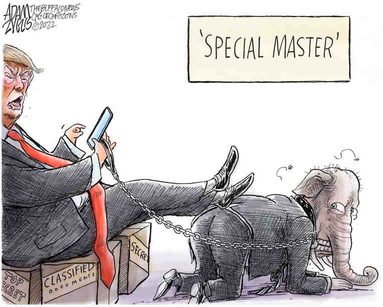 Political/Editorial Cartoon by Adam Zyglis, The Buffalo News on DOJ Bares Its Teeth