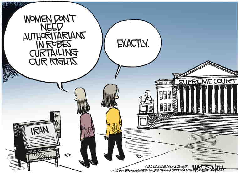 Political/Editorial Cartoon by Mike Smith, Las Vegas Sun on In Other News