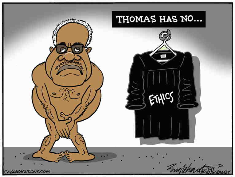 Political/Editorial Cartoon by Bob Englehart, Hartford Courant on In Other News