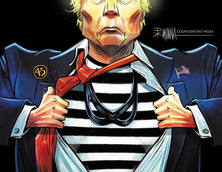 Political/Editorial Cartoon by Pedro Molina, El Nuevo Diario, Managua, Nicaragua on Trump Astounds Nation
