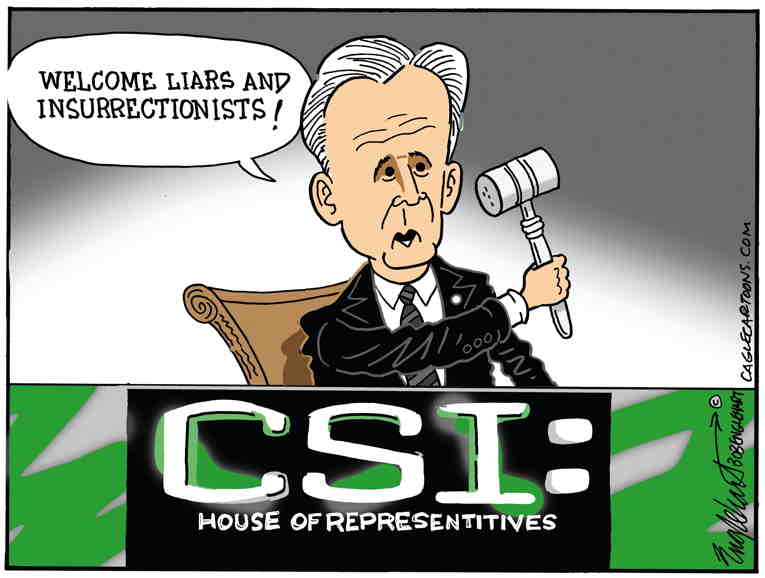 Political/Editorial Cartoon by Bob Englehart, Hartford Courant on McCarthy Wins Speakership