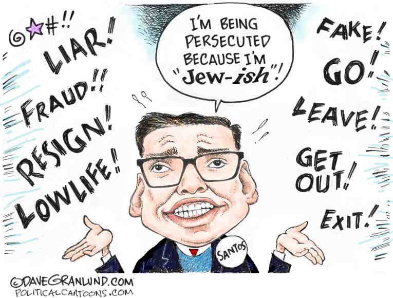 Political/Editorial Cartoon by Dave Granlund on Con Artist Seated in Congress