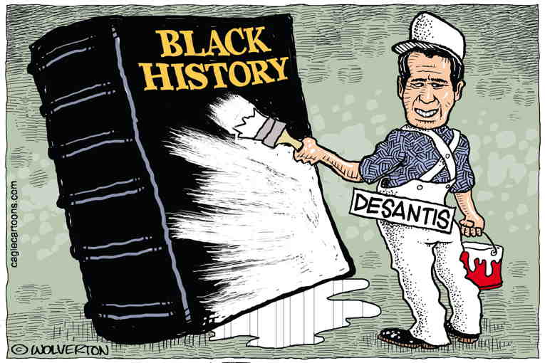 Political/Editorial Cartoon by Monte Wolverton, Cagle Cartoons on Culture War Escalates