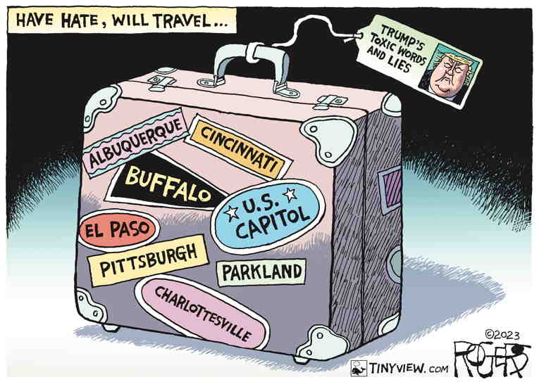 Political/Editorial Cartoon by Rob Rogers on In Other News