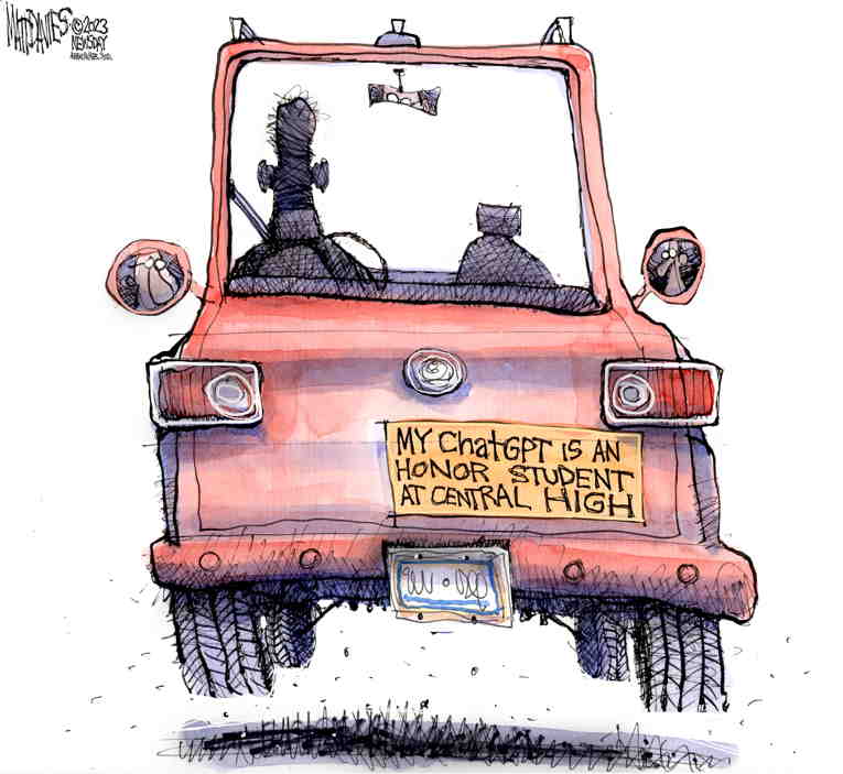 Political/Editorial Cartoon by Matt Davies, Journal News on In Other News