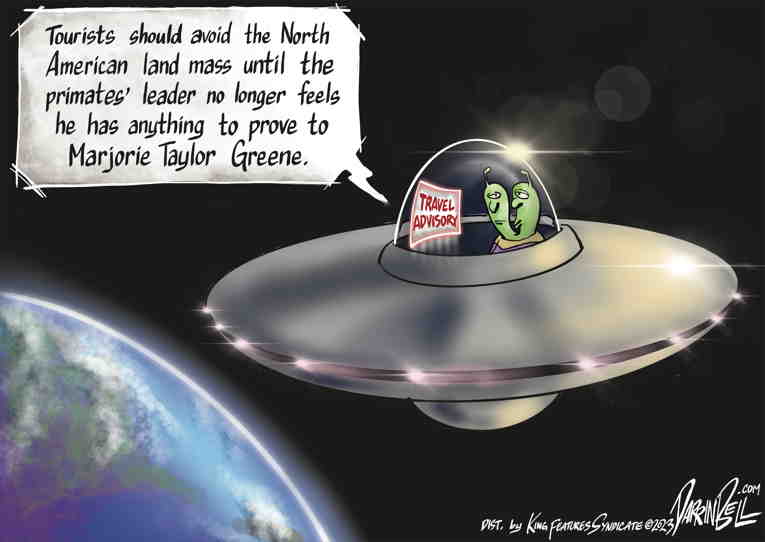 Political/Editorial Cartoon by Darrin Bell, Washington Post Writers Group on In Other News