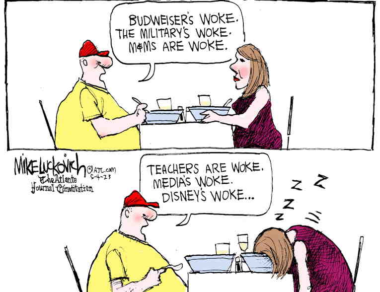 Political/Editorial Cartoon by Mike Luckovich, Atlanta Journal-Constitution on McCarthy Threatens Default