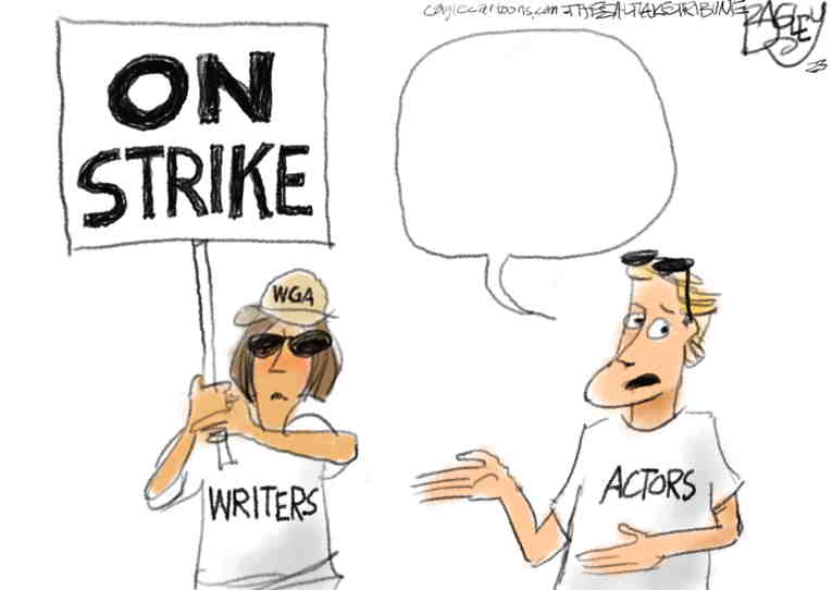 Political/Editorial Cartoon by Pat Bagley, Salt Lake Tribune on In Other News