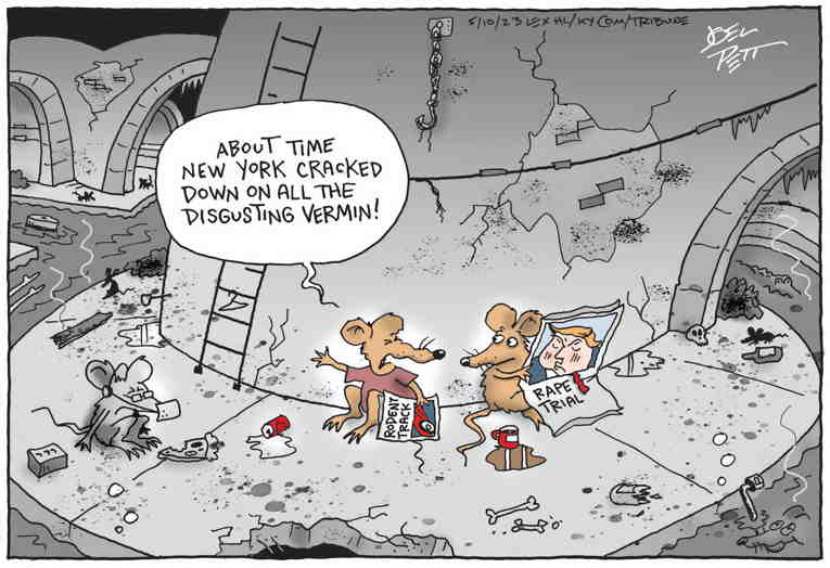 Political/Editorial Cartoon by Joel Pett, Lexington Herald-Leader, CWS/CartoonArts Intl. on In Other News