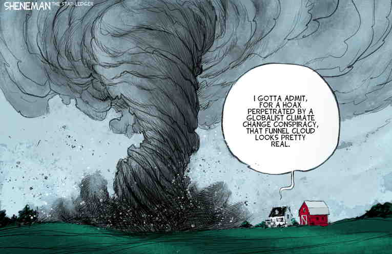 Political/Editorial Cartoon by Drew Sheneman, Newark Star Ledger on In Other News