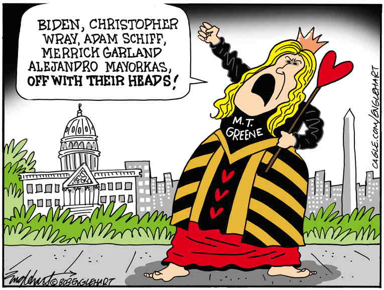 Political/Editorial Cartoon by Bob Englehart, Hartford Courant on GOP Doubles Down
