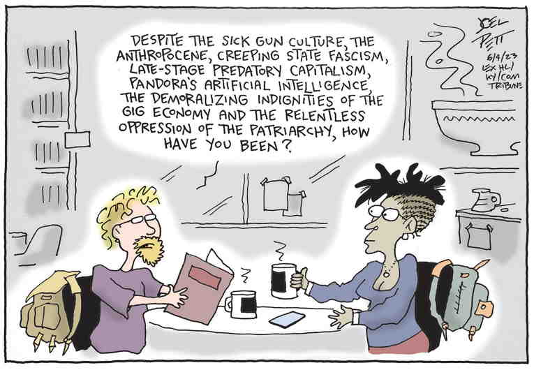 Political/Editorial Cartoon by Joel Pett, Lexington Herald-Leader, CWS/CartoonArts Intl. on In Other News