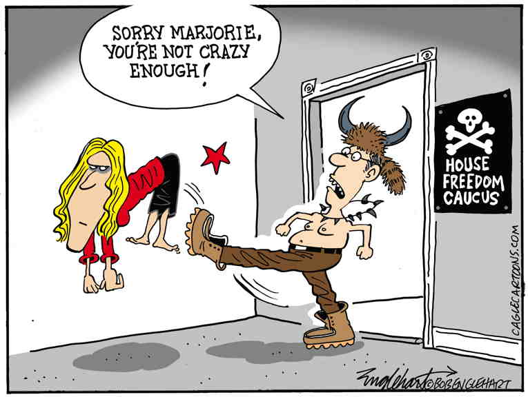 Political/Editorial Cartoon by Bob Englehart, Hartford Courant on Joe McCarthy Rises From the Dead