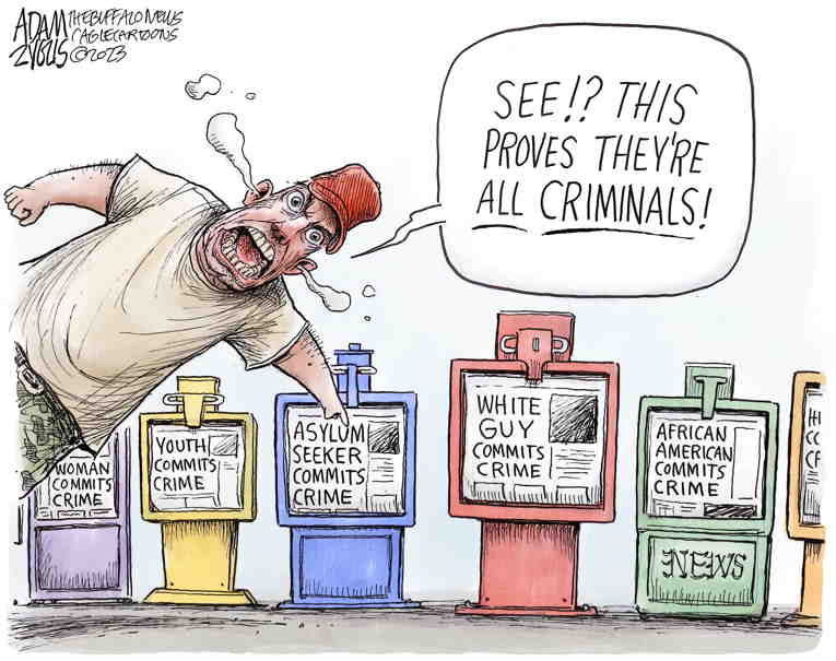 Political/Editorial Cartoon by Adam Zyglis, The Buffalo News on Republicans Go All In