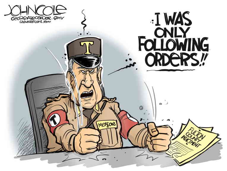 Political/editorial cartoon