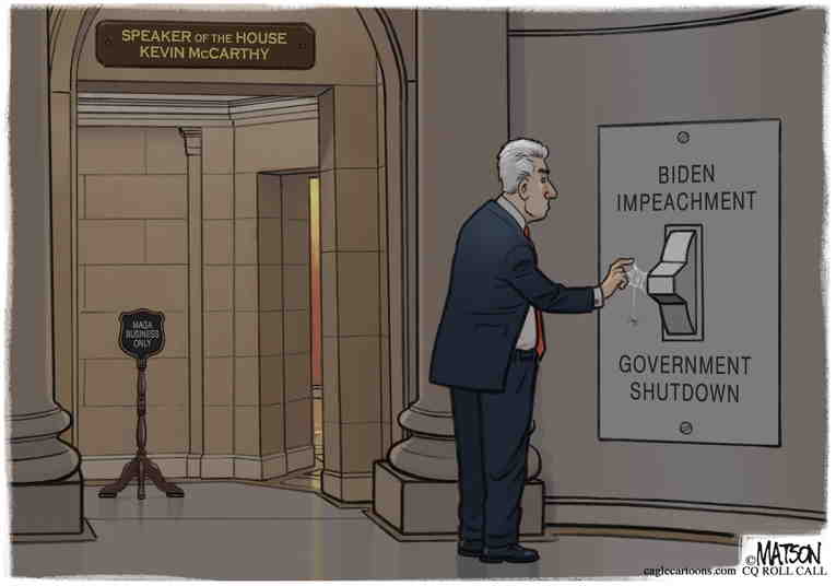 Political/Editorial Cartoon by RJ Matson, Cagle Cartoons on Republicans Move Further Right