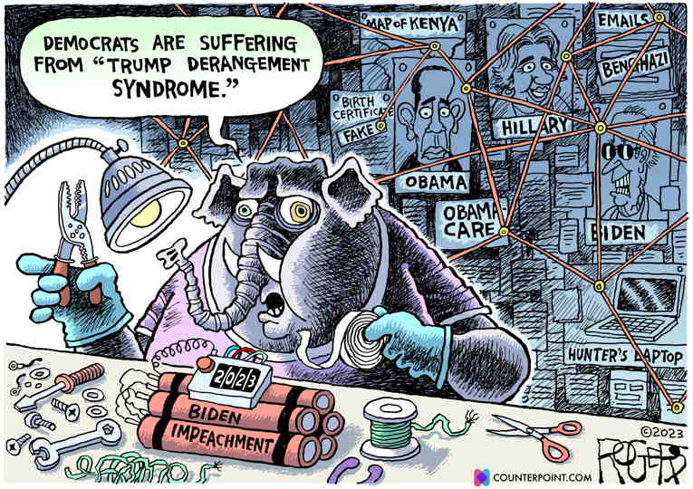Political/editorial cartoon