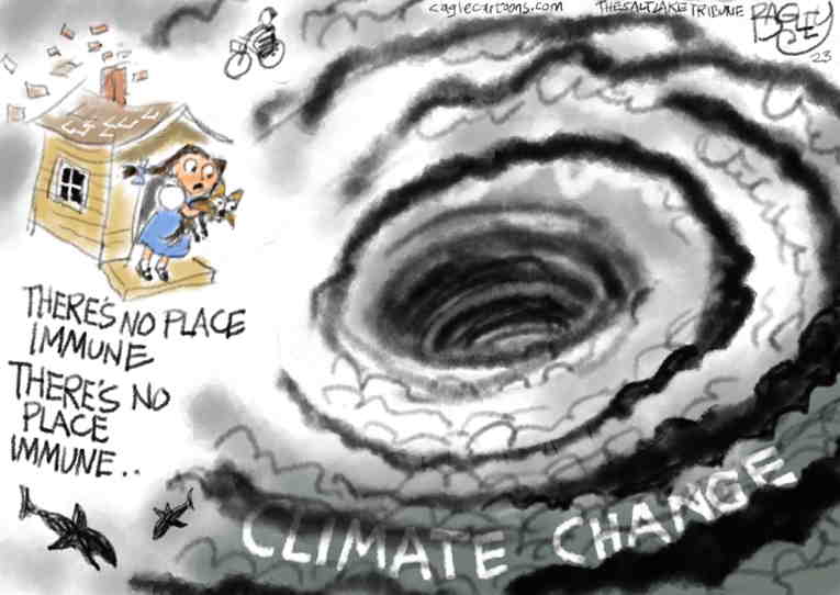 Political/Editorial Cartoon by Pat Bagley, Salt Lake Tribune on In Other News