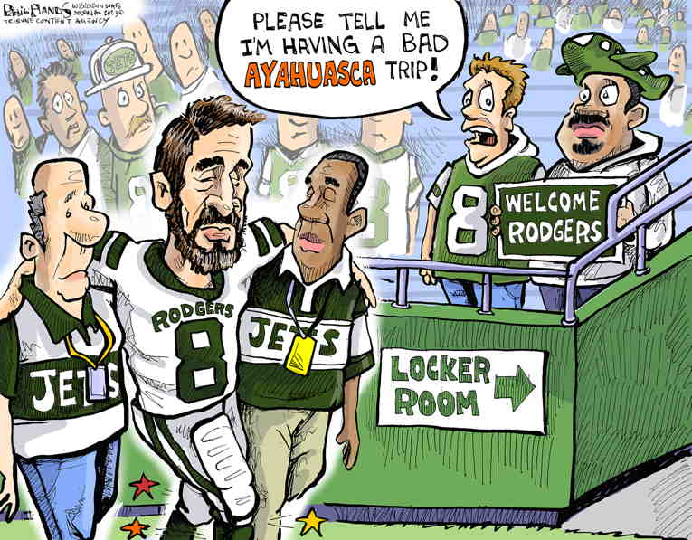 Political/Editorial Cartoon by Phil Hands, Wisconsin State Journal on In Other News