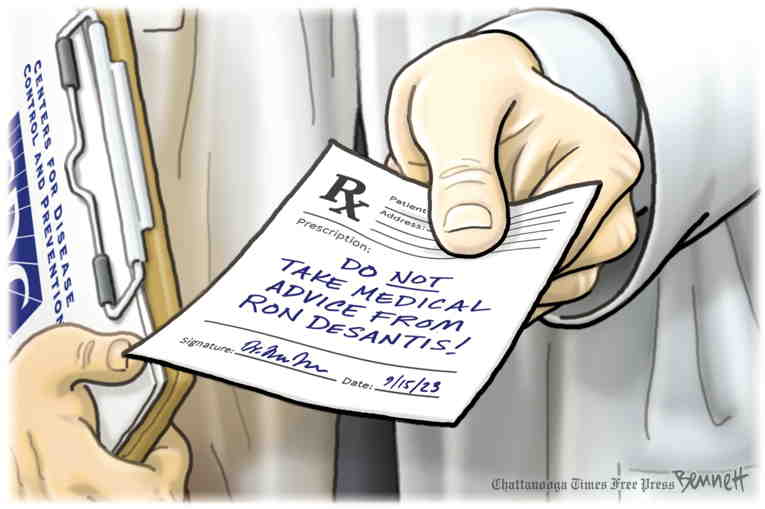 Political/Editorial Cartoon by Clay Bennett, Chattanooga Times Free Press on In Other News
