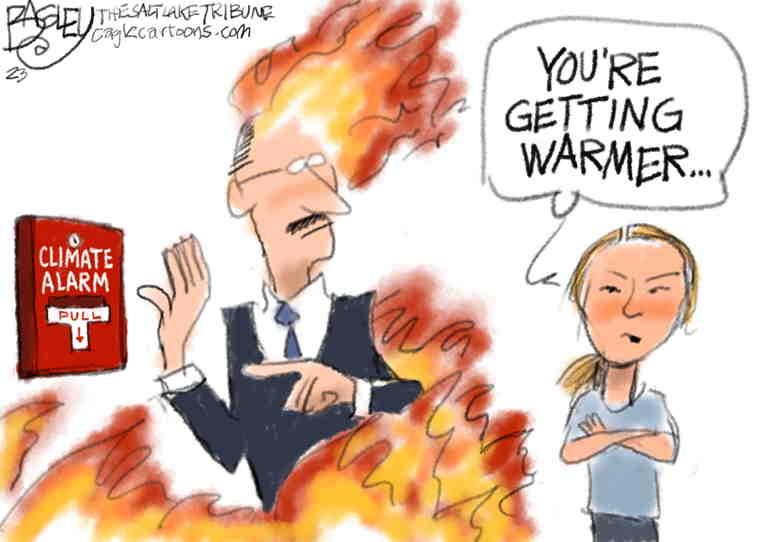 Political/Editorial Cartoon by Pat Bagley, Salt Lake Tribune on In Other News