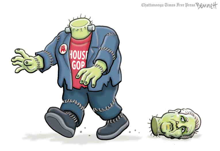Political/editorial cartoon