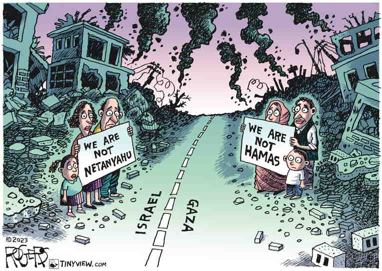 Political/editorial cartoon