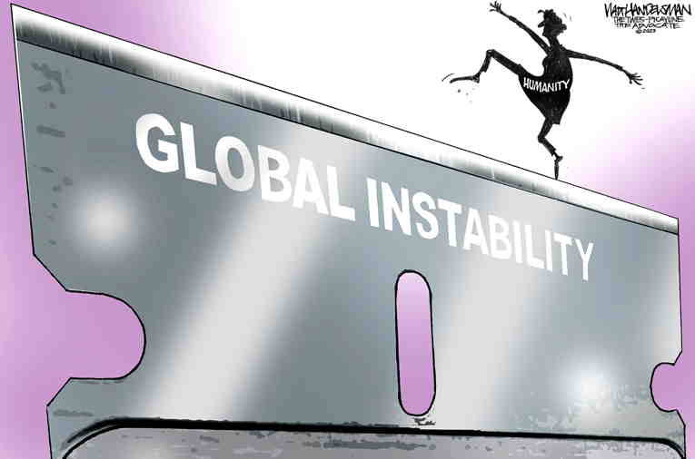 Political/Editorial Cartoon by Walt Handelsman, Newsday on In Other News