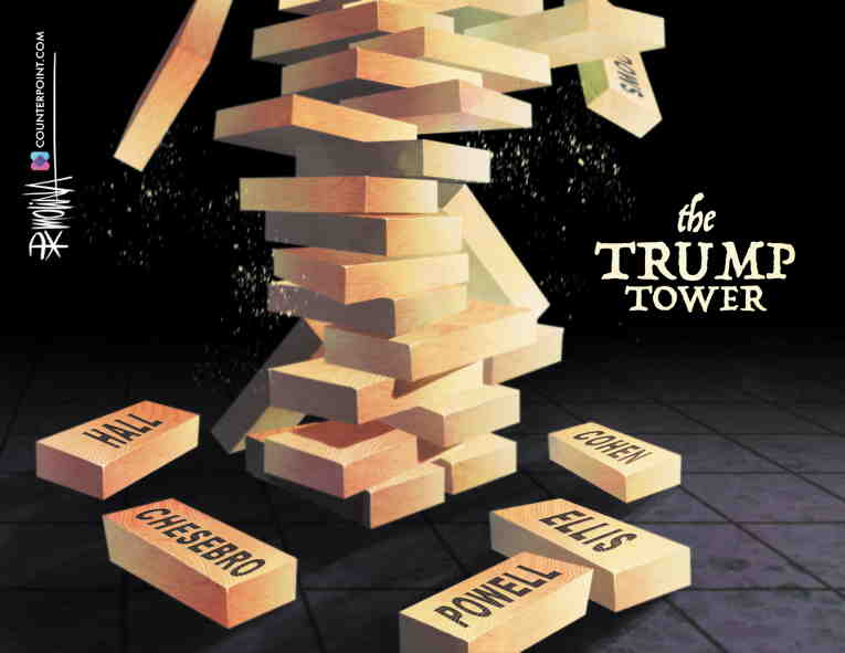 Political/Editorial Cartoon by Pedro Molina, El Nuevo Diario, Managua, Nicaragua on Trump’s Legal Woes Mount