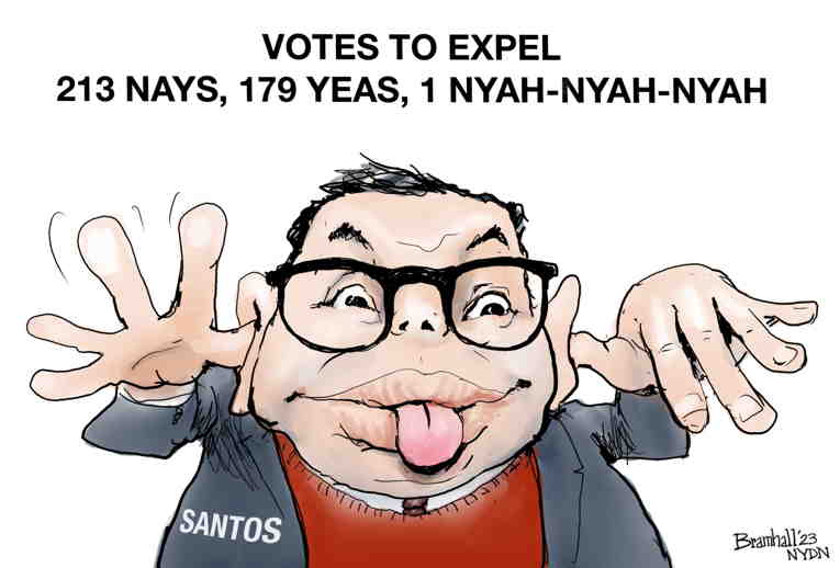 Political/Editorial Cartoon by Bill Bramhall, New York Daily News on In Other News