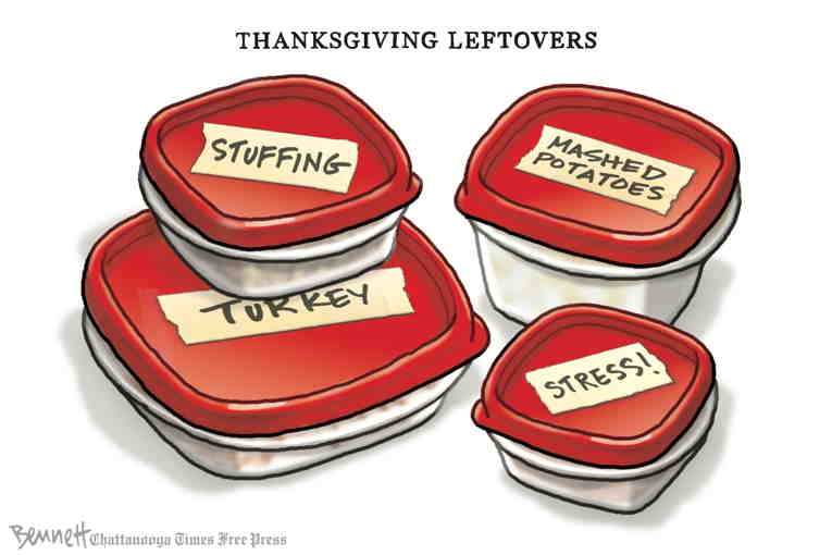 Political/Editorial Cartoon by Clay Bennett, Chattanooga Times Free Press on In Other News