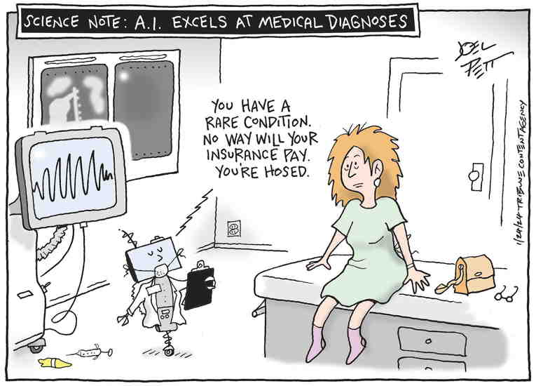 Political/Editorial Cartoon by Joel Pett, Lexington Herald-Leader, CWS/CartoonArts Intl. on In Other News