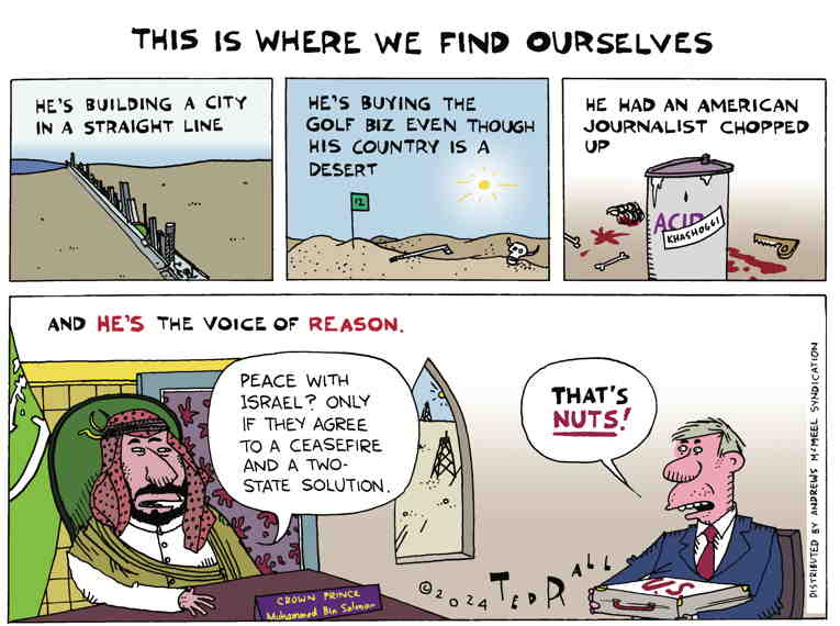 Political/Editorial Cartoon by Ted Rall on In Other News