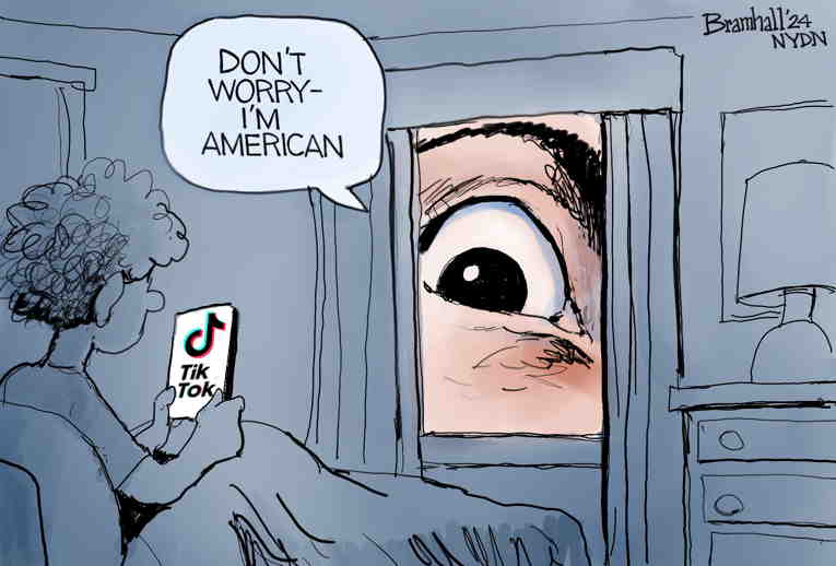 Political/Editorial Cartoon by Bill Bramhall, New York Daily News on In Other News