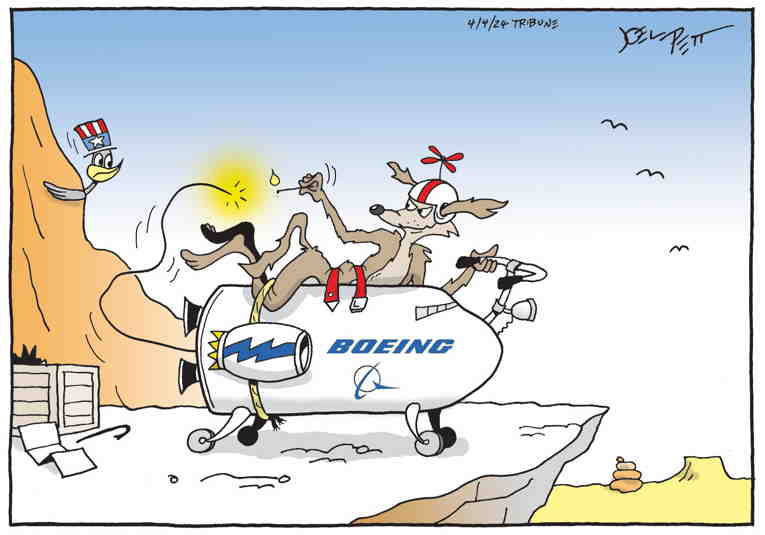 Political/Editorial Cartoon by Joel Pett, Lexington Herald-Leader, CWS/CartoonArts Intl. on In Other News