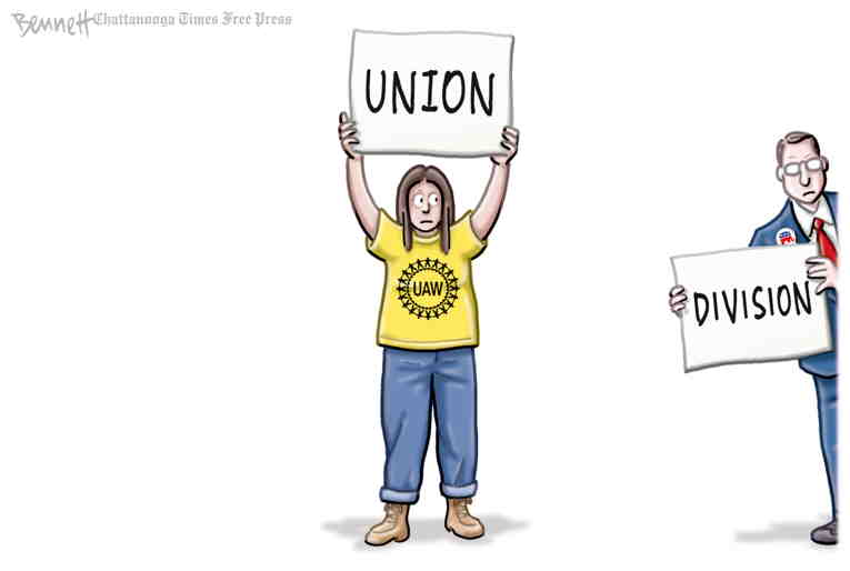 Political/Editorial Cartoon by Clay Bennett, Chattanooga Times Free Press on In Other News