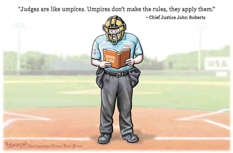 Political/Editorial Cartoon by Clay Bennett, Chattanooga Times Free Press on Alito and Thomas Party On
