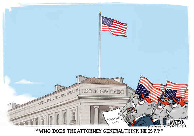 Political/Editorial Cartoon by RJ Matson, Cagle Cartoons on GOP Leaders Kiss the Ring