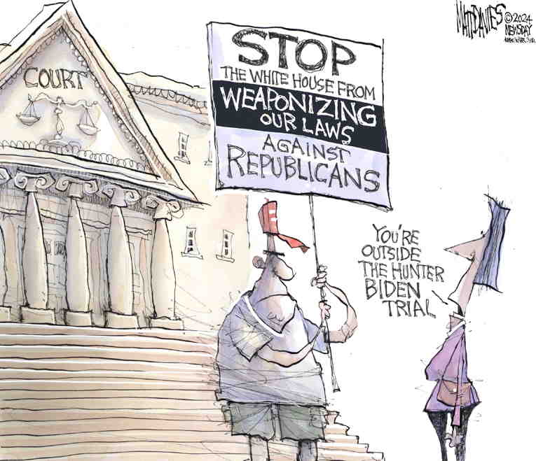 Political/Editorial Cartoon by Matt Davies, Journal News on MAGA Supporters Go Bonkers