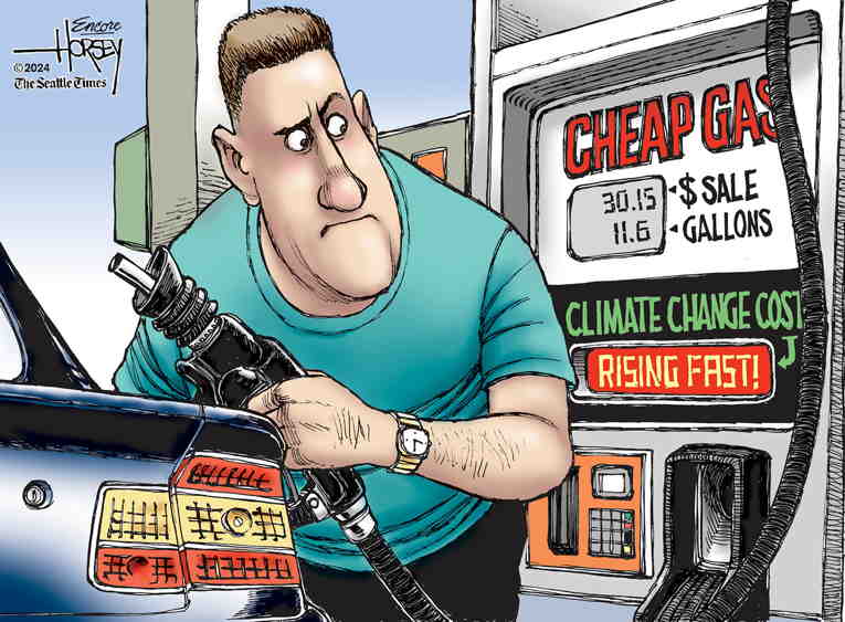 Political/Editorial Cartoon by David Horsey on In Other News