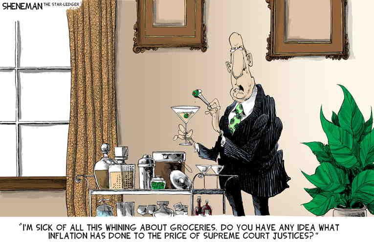 Political/Editorial Cartoon by Drew Sheneman, Newark Star Ledger on In Other News