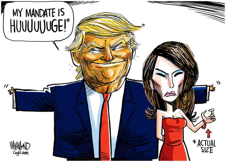Political/Editorial Cartoon by Dave Whamond, Canada, PoliticalCartoons.com on Transition in Full Swing