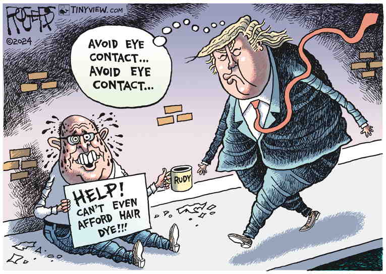 Political/Editorial Cartoon by Rob Rogers on In Other News