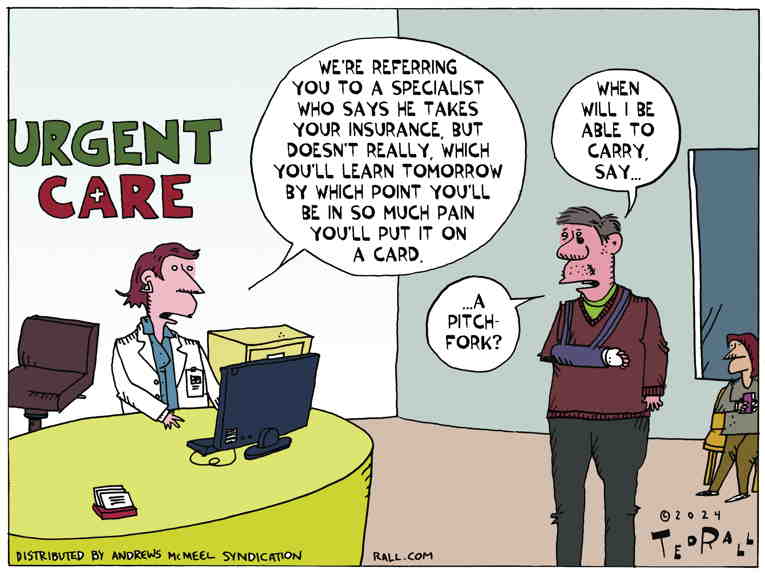 Political/Editorial Cartoon by Ted Rall on In Other News
